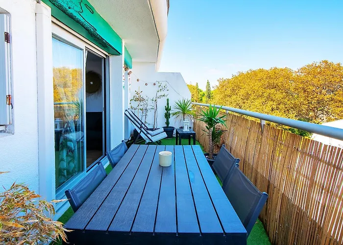 T2 - Terrasse - 3 Min A Pieds Des Plages- Parking Privee - Clim - Wifi - 4 Pax Apartman La Grande-Motte